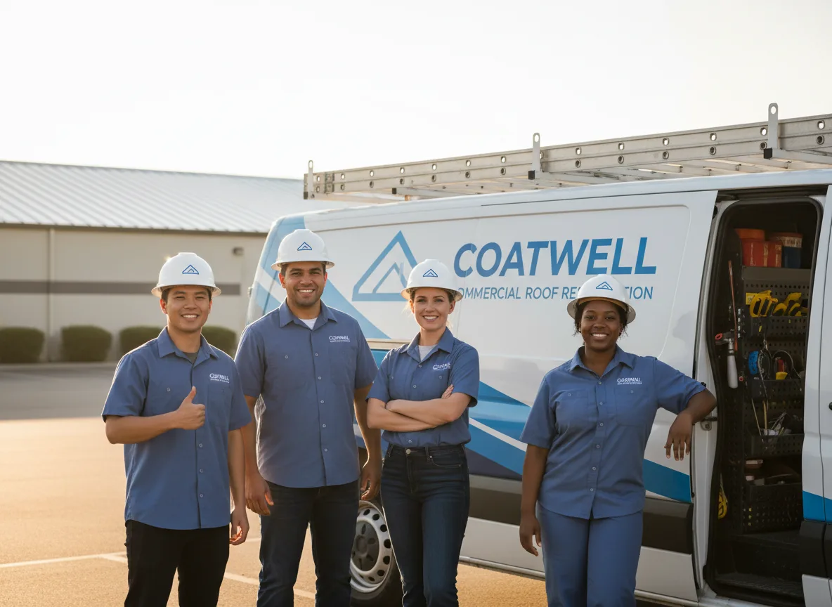 Commercial roof coating company in Sebastopol, MS