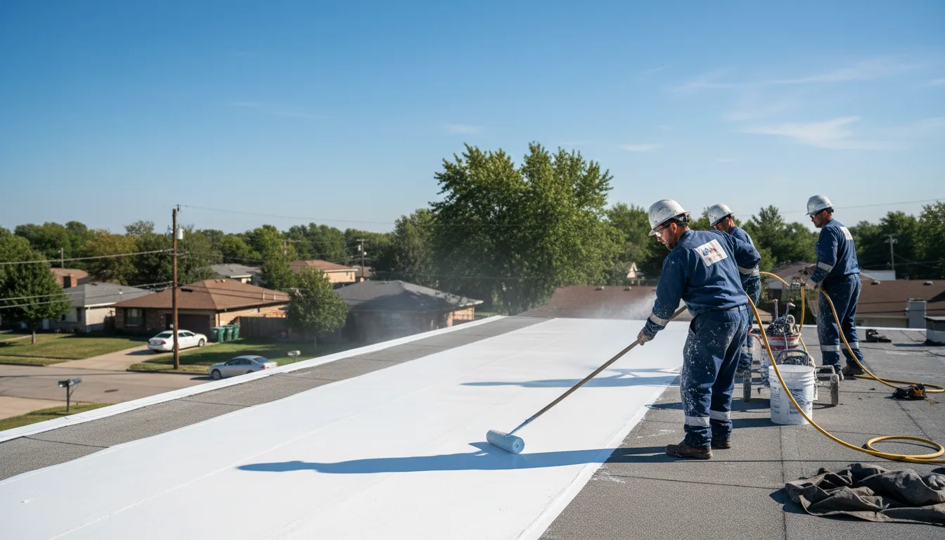 Commercial roof coating in Sebastopol, MS near me